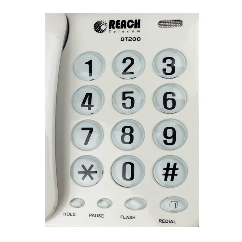 โทรศัพท์บ้าน โทรศัพท์สำนักงาน  REACH รุ่น DT-200  LIGHT GREY_3